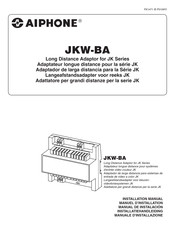 Aiphone JKW-BA Manual De Instalación