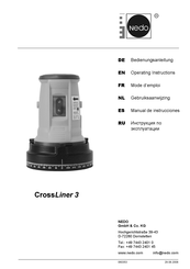 Nedo CrossLiner 3 Manual De Instrucciones