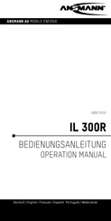 ANSMANN IL 300R Operación Manual