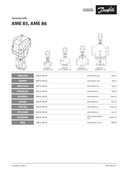 Danfoss AME 85 Guia De Funcionamiento