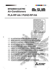 Mitsubishi Electric Mr. SLIM PUHZ-RP Serie Libro De Illustraciones Para La Instalación