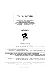 Ravaglioli 733 I Manual Del Usuario