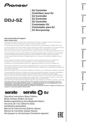 Pioneer Serato DDJ-SZ Manual De Instrucciones