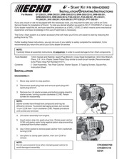 Echo 99944200002 Instrucciones De Instalación