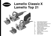 Lamello Classic X Original Del Manual De Instrucciones