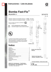 Graco Fast-Flo 03761B Instrucciones - Lista De Piezas