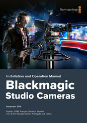 Blackmagic Studio Camera Manual De Instalación Y Funcionamiento