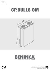 Beninca CP.BULL8 OM Manual Del Usario