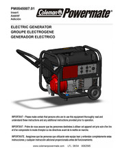 Coleman Powermate PM0545007.01 Manual Del Usario