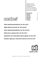 Vetus FTANK60A Instrucciones De Instalación