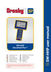 Crosby SP Handheld Plus SW-HHP Manual Del Usuario