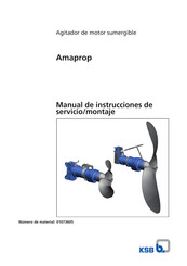 KSB Amaprop 1000 Manual De Instrucciones De Servicio/Montaje