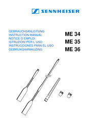 Sennheiser ME 34 Instrucciones Para El Uso