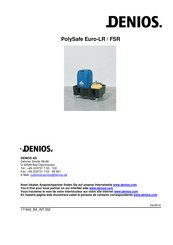 Denios PolySafe Euro-FSR Manual De Instrucciones