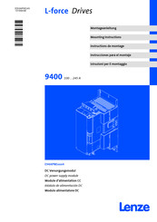 Lenze L-force E94APNE 4 Serie Instructions De Montage