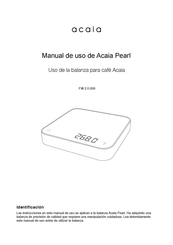 acaia Pearl Manual De Uso