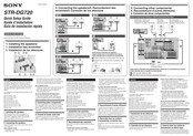 Sony STR-DG720 Guía De Instalación Rápida