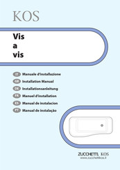 ZUCCHETTI KOS Vis a vis Manual De Instalación
