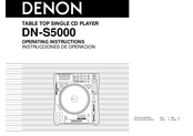Denon DN-S5000 Instrucciones De Operación