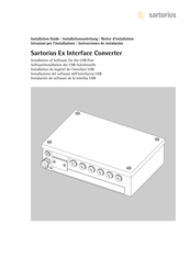 Sartorius YCO01-Y Instrucciones De Instalación