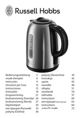 Russell Hobbs varna konvice Instrucciones