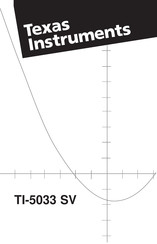 Texas Instruments TI-5033 SV Manual Del Usuario