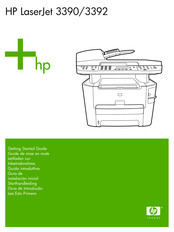 HP LaserJet 3392 Guía De Instalación Inicial