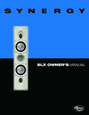 Klipsch SYNERGY Serie Manual Del Usuario