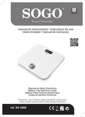 BQS SOGO SS-3900 Manual De Instrucciones