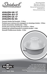 Drinkwell AVALON-EU-45 Manual De Funcionamiento