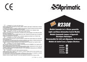 Aprimatic R230E Manual De Instrucciones