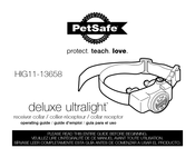 Petsafe deluxe ultralight HIG11-13658 Guía Para El Uso