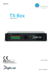 Digitear TX-Box Guia Del Usuario