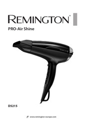 Remington PRO-Air Shine D5215 Manual Del Usuario