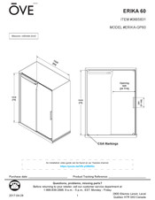 OVE ERIKA-GP60 Manual De Instrucciones