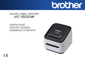 Brother VC-500W Lavabo De Loza Vítrea Con Cubresifón