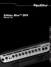 Hughes & Kettner Edition Blue DFX Manual De Instrucciones