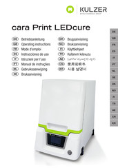 Kulzer cara Print LEDcure Instrucciones De Uso