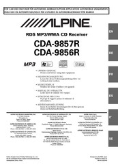 Alpine CDA-9857R Manual De Instrucciones