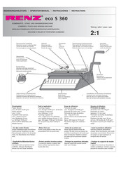 Renz eco S 360 Manual De Instrucciones