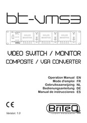 Briteq bt-vms3 Manual De Instrucciones