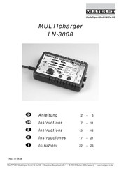 Multiplex MULTIcharger
LN-3008 Instrucciones