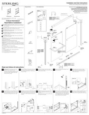 Kohler Sterling 5300EZ Serie Instrucciones De Instalación Y Cuidado Para El Usuario