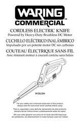 Waring Commercial WEK200 Manual De Instrucciones