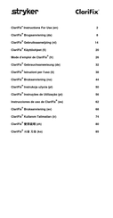 Stryker ClariFix Instrucciones De Uso