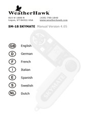 WeatherHawk SM-18 SKYMATE Manual De Instrucciones