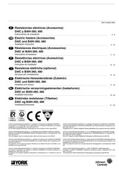 Johnson Controls YORK D4IC Instrucciones De Instalación