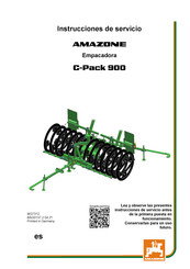 Amazone C-Pack 900 Instrucciones De Servicio