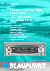 Blaupunkt Santa Cruz CD32 Instrucciones De Instalación