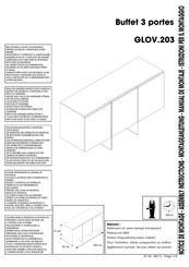 Conforama GLOV.203 Manual De Montaje